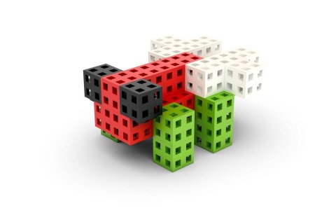 Zestaw klocków konstrukcyjnych - Meli Cube 50 el.