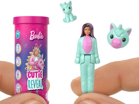 Mattel Mini Barbie Land Cutie Reveal Lalka niespodzianka w kostiumie ZA6040