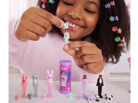 Mattel Mini Barbie Land Cutie Reveal Lalka niespodzianka w kostiumie ZA6040