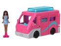 Mattel Mini Barbie Land Lalka turystka + autko kamper ZA6038 C