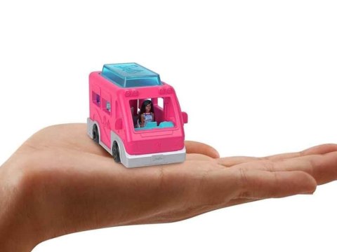 Mattel Mini Barbie Land Lalka turystka + autko kamper ZA6038 C