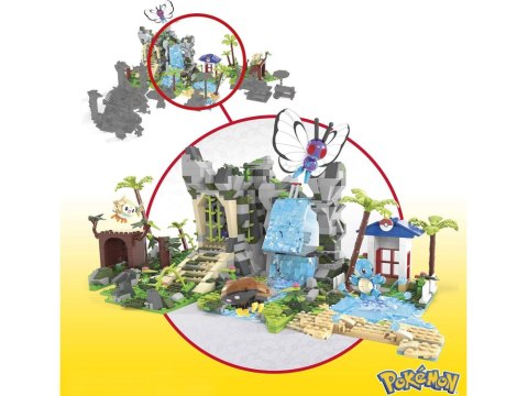 Mattel Zestaw MEGA Pokémon klocki 1362-ele + 4 figurki Pokemonów ZA6035