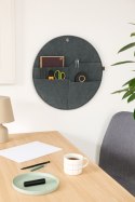 Organizer na ścianę Kółko z kieszeniami szary L - 35 cm