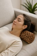 Poduszka Wałek z pianki memory - PANTERKA LAMPARCIA - Ø15x40 cm