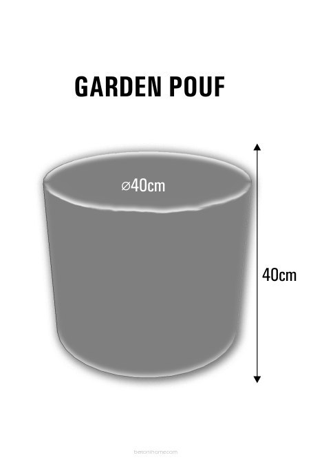 Pufa Codura wodoodporna do domu i ogrodu - Zebra New