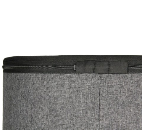 Pufa welurowa Bertoni typu walec z nadrukiem Akacja