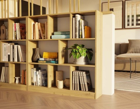 Regał Fiesta 8P DĄB ARTISAN