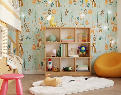 Regał Fiesta 8P DĄB ARTISAN