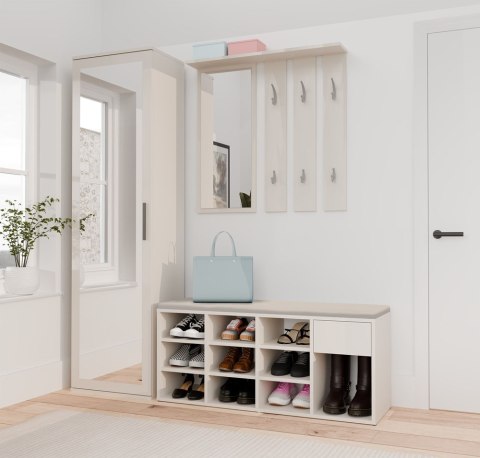 Szafka Na Obuwie Buty Otwarta TALLIN KASZMIR BEŻ Do Przedpokoju