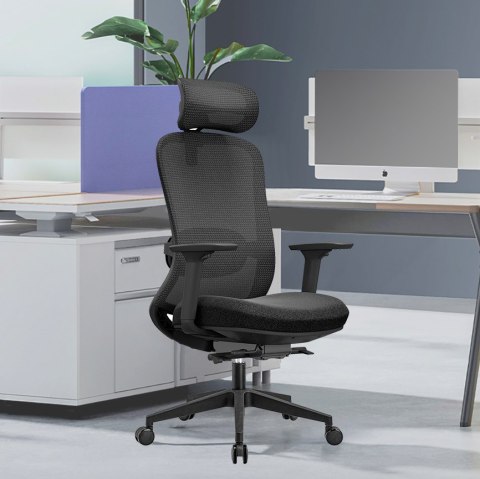 Fotel biurowy ergonomiczny ANGEL fizjO z funkcją masażu