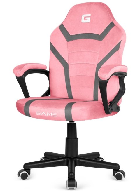 Fotel obrotowy do biurka MARIO ALCANTARA PINK + GREY