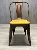 Krzesło metalowe loft CORSICA COPPER OAK TOLIX