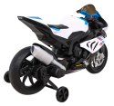 Motor BMW HP4 na akumulator dla dzieci Biały + Pomocnicze kółka + Wolny Start + EVA + MP3 LED