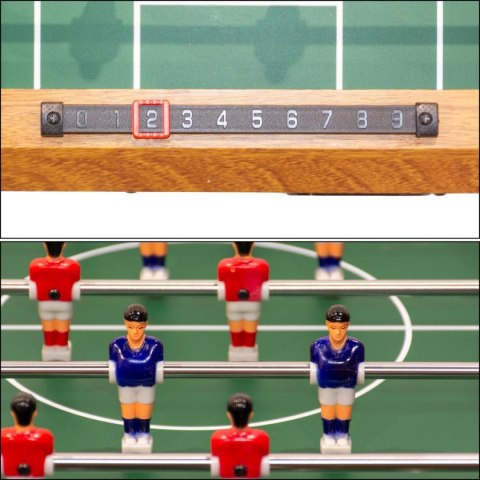 STÓŁ DO GRY W PIŁKARZYKI WOODEN 69x36,5x65CM ENERO