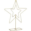 GWIAZDA DEKORACYJNA 50CM ZŁOTA MICA