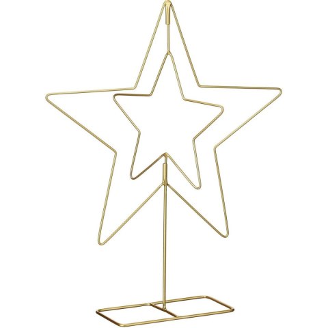 GWIAZDA DEKORACYJNA 50CM ZŁOTA MICA