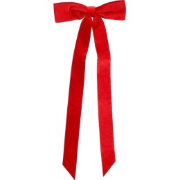 KOKARDA DEKORACYJNA CZERWONA 2x19x48CM 4 SZT MICA