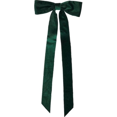 KOKARDA DEKORACYJNA ZIELONA 2x19x48 CM 4 SZT MICA