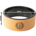 KORKOWE KOŁO DO ĆWICZEŃ JOGI 33x13CM ENERO FIT