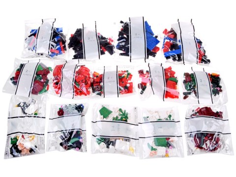 Klocki konstrukcyjne Kwiaty w wazonie BUKIET RÓŻ + wazon 818 ele ZA5760