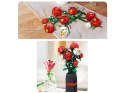 Klocki konstrukcyjne Kwiaty w wazonie BUKIET RÓŻ + wazon 818 ele ZA5760