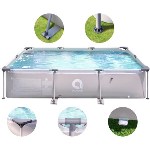 BASEN STELAŻOWY PROSTOKĄTNY SUPER STRONG 300x207x66CM 17771