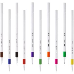 Cienkopis Uni Emott 0.4mm czerwony