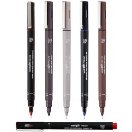 Cienkopis kreślarski Uni Pin-200 0.1mm sepia