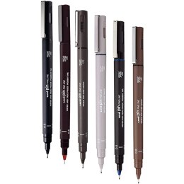 Cienkopis kreślarski Uni Pin-200 0.5mm czerwony