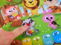 Edukacyjne interaktywne organki ze zwierzątkami odgłosy melodie ZA5955