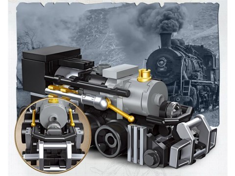 Klocki konstrukcyjne MINITRAIN - różne modele z serii: mini pociąg ZA5759