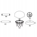 Koszykówka dla dzieci stojak regulacja piłka pompka kosz 29-810