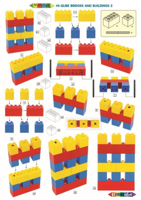 Morphun Hi-Qube 4 Pojazdy - Klocki konstrukcyjne