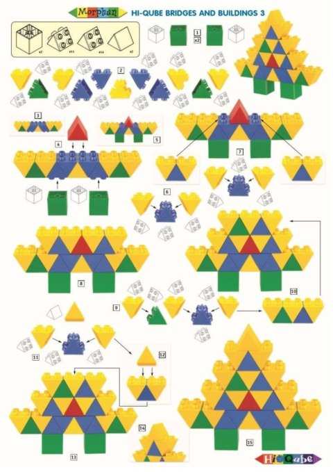 Morphun Hi-Qube 4 Pojazdy - Klocki konstrukcyjne