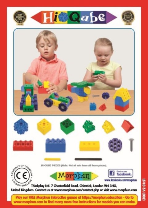 Morphun Hi-Qube 4 Pojazdy - Klocki konstrukcyjne