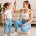 Krótkie Legginsy Dziecięce - Sky Blue