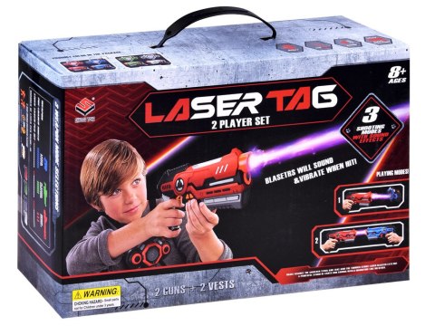Laserowy paintball pistolety laser tag zestaw dla 2 osób ZA3776