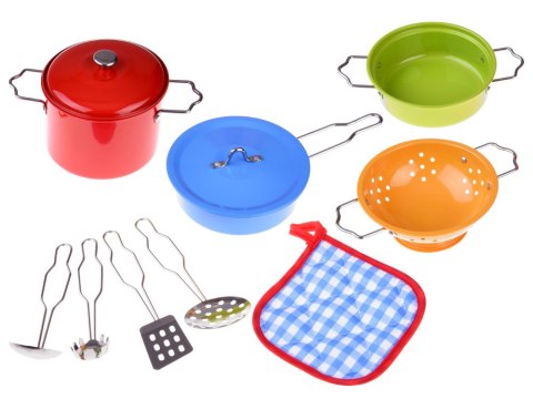 Malowane GARNKI Małego kucharza Naczynia ZA1608