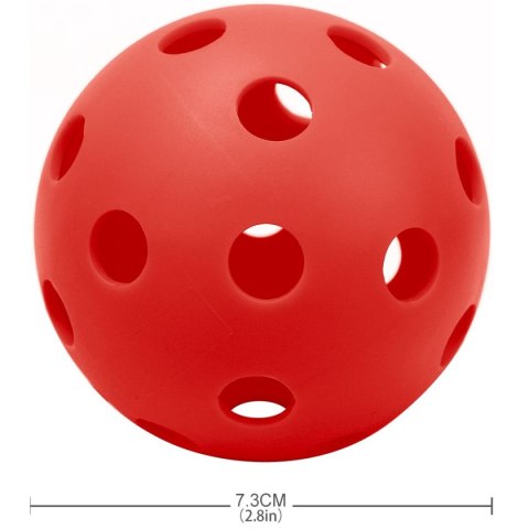 PIŁKA UNIHOC MECZOWA CZERWONA ENERO 6SZT