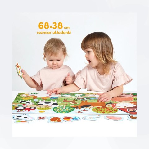 CzuCzu Wesołe puzzle Wieś 2+