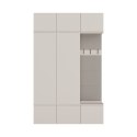 Garderoba HAGA III 2Sz1W KASZMIR BEŻ 2x Szafa + Wieszak