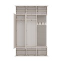 Garderoba HAGA III 2Sz1W KASZMIR BEŻ 2x Szafa + Wieszak