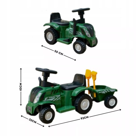 Jeżdzik traktor z przyczepą dla dzieci dźwięki Z220Z