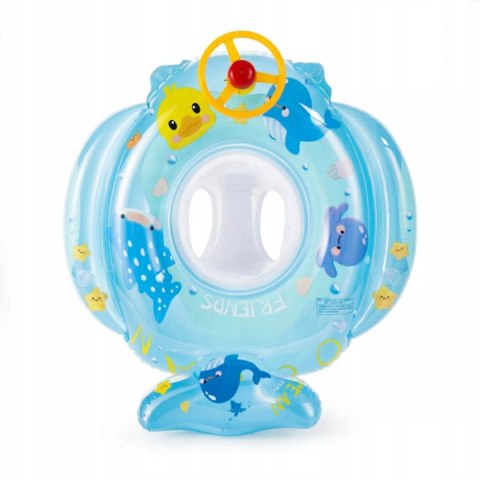 Kółko koło ponton dla dzieci do pływania kierownica 310N