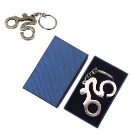 Metalowy Brelok do Kluczy Rowerzysta w Eleganckim Pudełku - Gadżet dla Kolarza - MT2010A