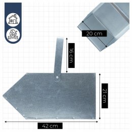 Węglarka Ocynkowana do Węgla i Popiołu - Mocna Pojemna Duża Lekka