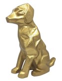 Złota Figurka Dekoracyjna Pies - DOG2