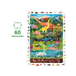 CzuCzu Obserwacyjne puzzle Dinozaury 4+