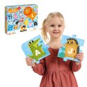 Duuuże puzzle z dziurką Alfabet 3+
