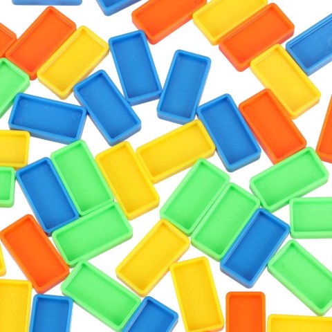 Domino klocki tor z wyrzutnią samolotów rakiet